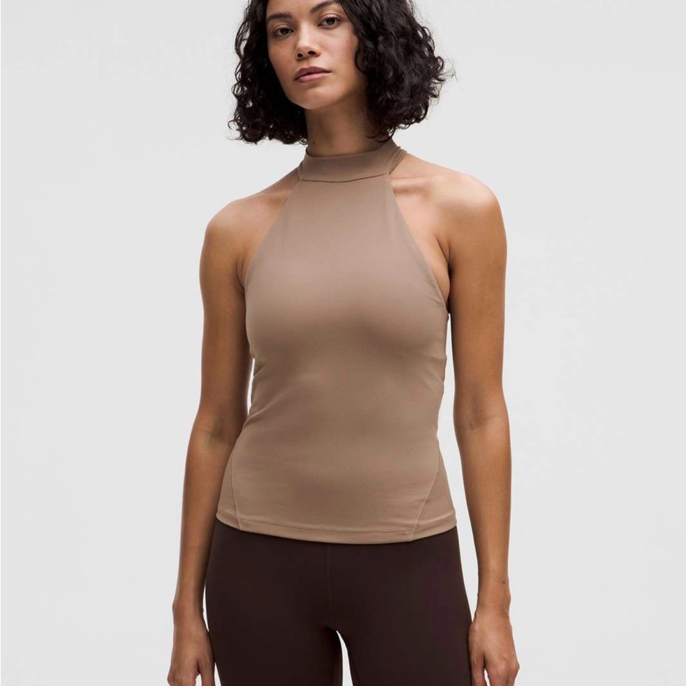 Lululemon Taupetastic Align High-Neck Halter Tank Top